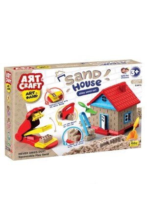 Art Craft Construction Kinetic Sand House Set 750 Gr. sazeoynck974 - 8