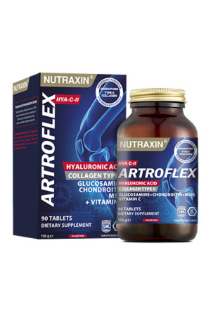 Artroflex Hya C-II 90 Tabletten – Glucosamin Chondroitin MSM Typ 2 Kollagen Hyaluronsäure Vitamin C 8680512613145 - 2