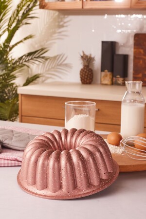 Arya 24 cm Gusseisen-Kuchenform Golden Pink - 1