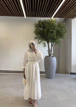 Arya Elbise - Beyaz - Duendeca