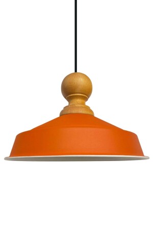 MNZ-Noble شمعة واحدة رأس الخشب ريترو مصباح العلق مطعم غرفة المعيشة الإضاءة BMM2013KA - Bamyum