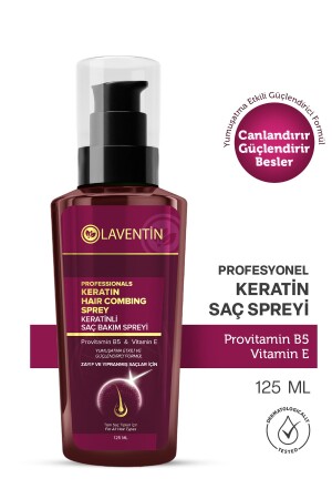 Aşırı Yıpranmış Saçlar Için Dökülme Karşıtı Keratinli Bakım Spreyi 125 ml - 1