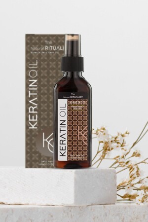 Aşırı Yıpranmış Saçlar Için Keratin Bakım Yağı 100 Ml - 1