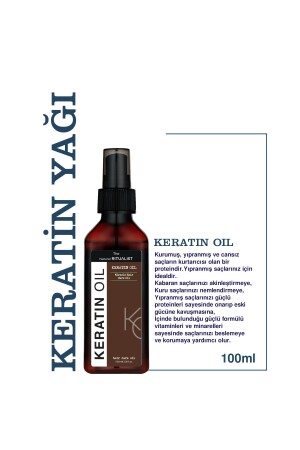 Aşırı Yıpranmış Saçlar Için Keratin Bakım Yağı 100 Ml - 3