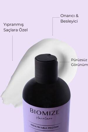 Aşırı Yıpranmış Ve Işlem Görmüş Saçlar Için Protein Bakım Sütü - Biomize
