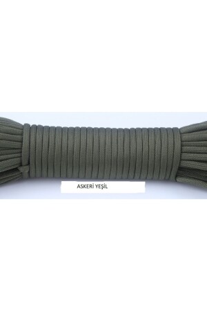 Askeri Yeşil Paracord 550 4mm 7 Çekirdek Paraşüt Ipi 5 Metre - 4