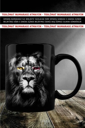 Aslan Kupa Siyah Mug Cup Black gs536153 - 1