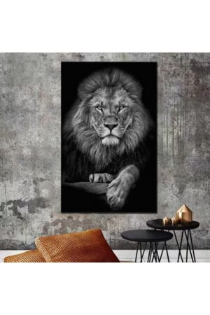 Aslan Leopar Kanvas Tablo asl-106 - Genel Markalar