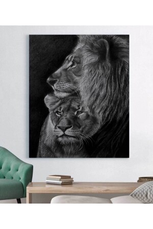 Aslan Leopar Kanvas Tablo mmc192 - StellaStore