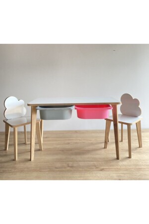 مقعد نشاط الأطفال من أجل السطح النظيف من الصيف - مقعد مزدوج حجرة كيس ASR-ÇİFT6 - Asrimo mobilya