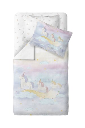 Astra 100% Pamuk Saten Bebek Nevresim Takımı Astra101 - Casadora Baby