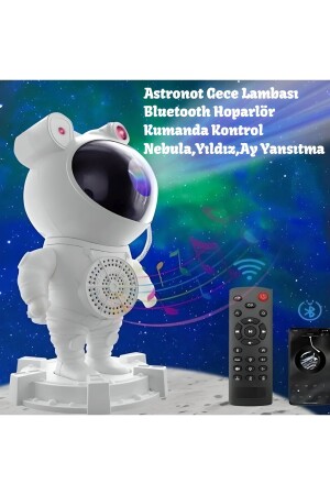 Astronaut Bluetooth Lautsprecher Galaxy Nebel Mond Decke Himmel Projektor Timer Nachtlicht - 1