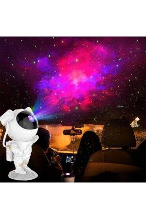 Astronot Led Galaxy Projektör Lambası Yıldızlı Gökyüzü Gece Lambası fb31323 - 6