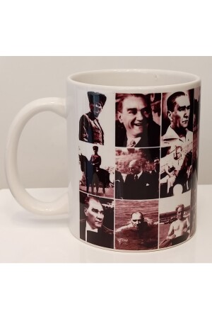 Atatürk Design Bildcollage Tasse KLJATA - 7