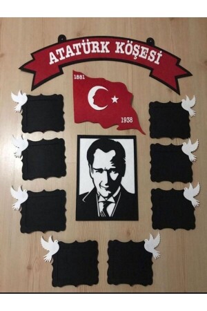 Atatürk-Eckbrett aus Filz, Lernspielzeug4 - 3