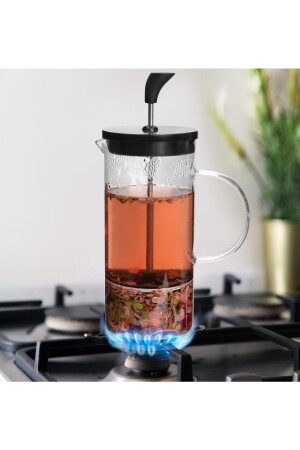 Ateşe Dayanıklı Cambu French Press Demlik 600 Ml FRNC-001 - 3