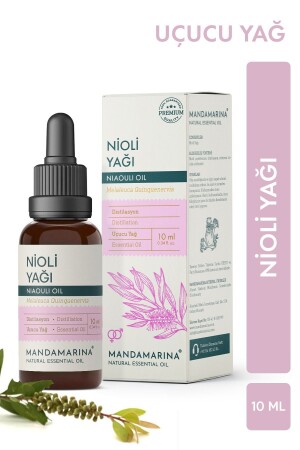 Ätherisches Nioli-Öl, 10 ml, Glastropfer, 100 % rein und natürlich (ätherisches Niaouli-Öl) - 1