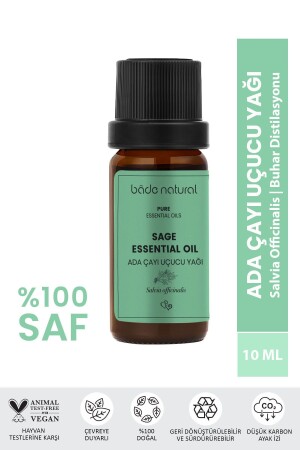 Ätherisches Salbeiöl 100 % rein 10 ml 8681529832819 - Bade Natural