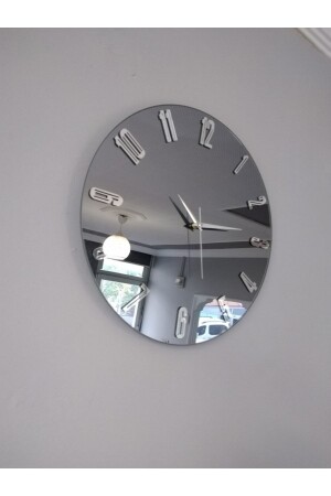 ساعة جدارية ديكورative wall clock (50 CM) 8PAP8 - harika crown