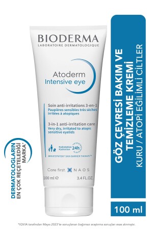 Atoderm Intensive Eye Dry Atopy Prone Eye Contour Cream and Cleanser Hyaluronsäure 100 ml - 1