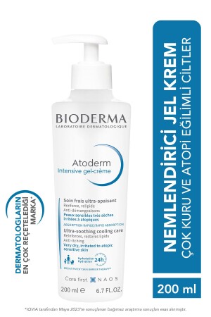 Atoderm Intensive Gel-Cream Çok Kuru Atopi Eğilimli Cilt Yatıştırıcı Jel Krem Niasinamid 200 mL - 2