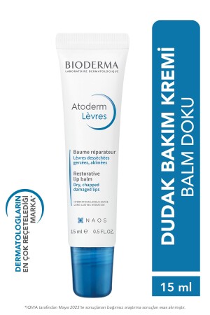 Atoderm Lip Balm Kuru, Çatlamış Dudak Besleyici Nemlendirici Dudak Kremi Avokado Ve Shea Yağı 15 ml 3701129801000 - 3