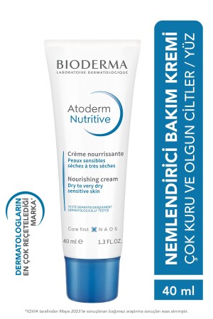 Atoderm Nutrition Sehr trockene, reife Haut, nährende, feuchtigkeitsspendende Gesichtscreme, Avocado und Sheabutter, 40 ml 3401399373008 - 2