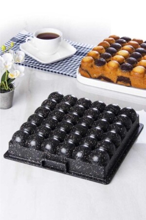 Atom Yumurta Model Kek Kalıbı Siyah CCYKKK - COOKCASE