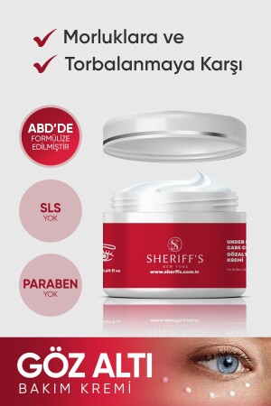 Aufhellende Augencreme mit intensiver Feuchtigkeitscreme gegen Tränensäcke und Augenringe, 50 ml - 2