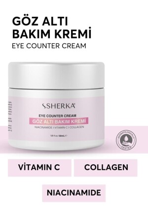 Aufhellende Creme unter den Augen mit intensiver Feuchtigkeitscreme gegen Tränensäcke und Augenringe, 50 ml - 3