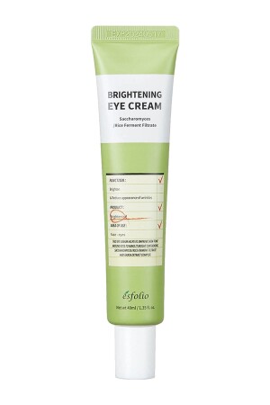 Aufhellende, feuchtigkeitsspendende Augencreme mit Reis. Aufhellende Augencreme aus Reis, 40 ml - Esfolio