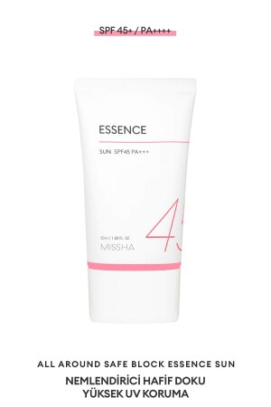 Aufhellende feuchtigkeitsspendende Sonnencreme 50 ml All Around Safe Block Essence Sun EX SPF45/PA+++ - 1