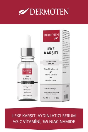 Aufhellende Haut gegen Hautunreinheiten – Hautpflegeserum mit Arbutin, Niacinamid und Vitamin C, 30 ml - 1