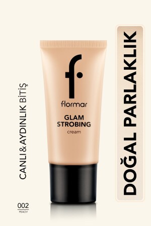 Aufhellende Make-up-Basis (Pfirsich) – Glam Strobing Cream – 002 Peach – 8690604645916 - 1