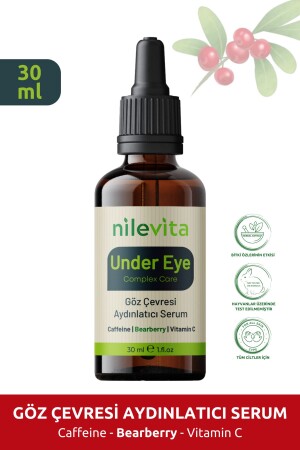 Aufhellendes Serum gegen Augenringe und Schwellungen der Augenkontur, Koffein und Vitamin C, 30 ml NGOZSERUM1 - 1