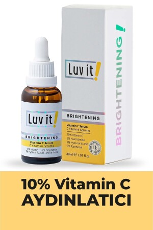 Aufhellendes Vitamin-C-Serum (Vitamin C + Hyaluronsäure + Panthenol + Niacinamid) 30 ml L101 - 3