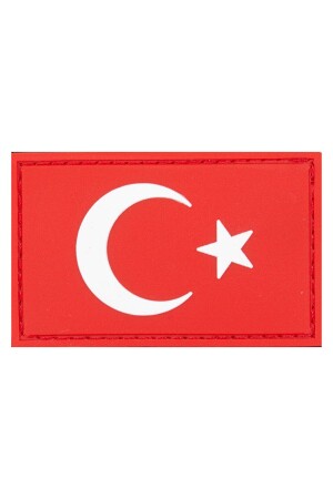 Aufnäher mit türkischer Flagge, 8 x 5 cm - 1