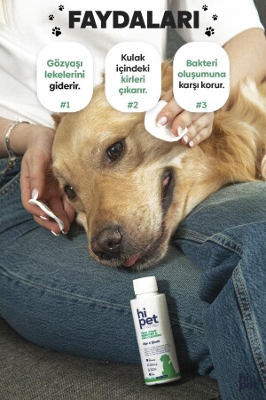 Augenbereich/Reinigung von Tränenflecken/Ohrenreinigungslösung für Hunde, 120 ml - 3