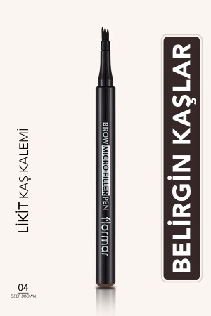 Augenbrauen-Füllstift (Dunkelbraun) – Brow Micro Filler Pen – 004 Deep Brown – 8682536038546 - 2