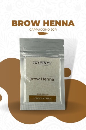 Augenbrauen Henna Cappuccino 2gr - 2