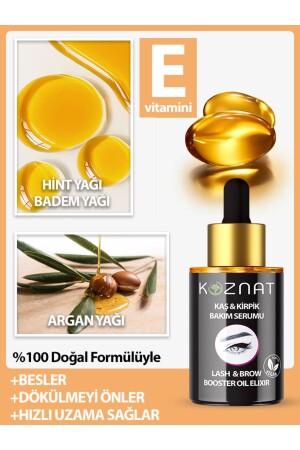 Augenbrauen- und Wimpernpflegeöl – (Arganöl – Vitamin E) – 15 ml - 4