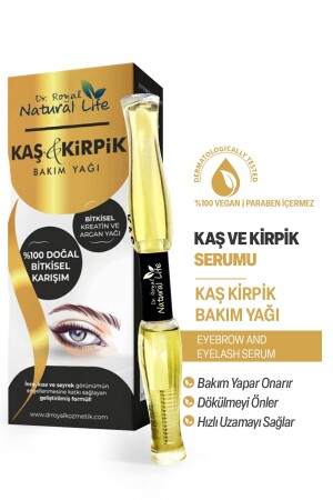 Augenbrauen- und Wimpernpflegeserum 20 ml Augenbrauen- und Wimpernserum mit pflanzlichem Keratin und Arganöl (Pinzette) - 1