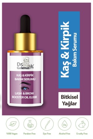 Augenbrauen- und Wimpernpflegeserum (Arganöl – Rizinusöl – Mandelöl – Vitamin E) 15 ml - 3