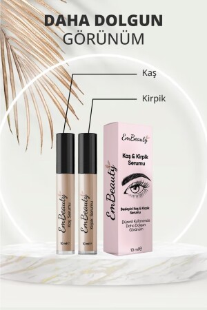 Augenbrauen- und Wimpernwachstum, nährendes und stärkendes Arganöl, natürliches Vitamin E-Pflegeserum, 10 + 10 ml, kaskirpikembeauty - 5