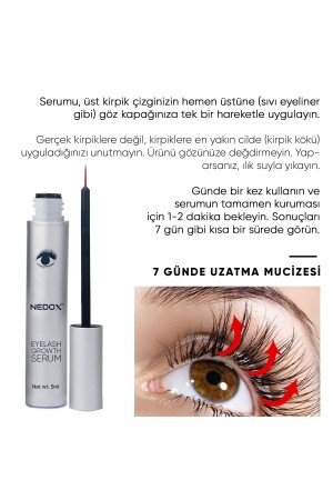 Augenbrauen- und Wimpernwachstum, Reparatur, nährendes und stärkendes Pflegeserum garantiert 5 ml KKUOBGS5ML - 7