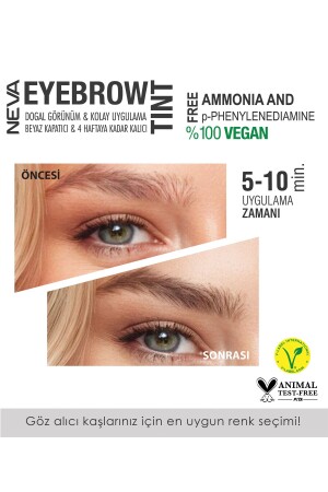 Augenbrauenfärbeset (vegan) 7 NATURAL BRUBBLE – Naturblond - 4