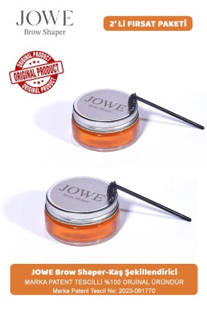 Augenbrauenformer – Augenbrauenwachs (2er-Pack-Angebot) - Jowe Brow Shaper