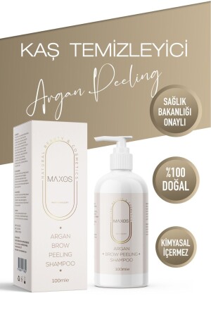 Augenbrauenreiniger Argan Peeling & Shampoo 100 ml Spezialformel KASTEMIZLEICIARGANPEELING - 2