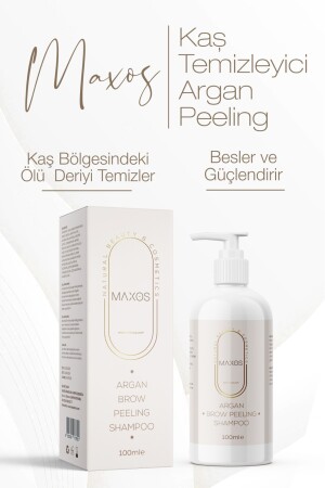 Augenbrauenreiniger Argan Peeling & Shampoo 100 ml Spezialformel KASTEMIZLEICIARGANPEELING - 6