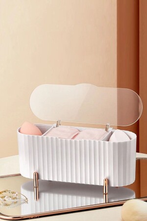 Aura Makyaj Kozmetik Ruj Ve Pamukluk Düzenleyici Organizer - Pufwin Home